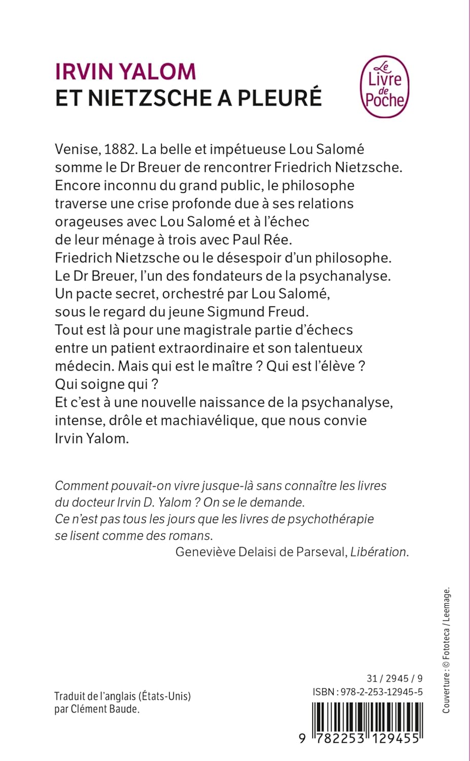 Et Nietzsche a Pleuré (Irvin Yalom)