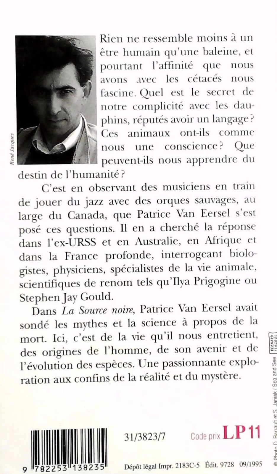 Livre Le cinquième rêve : Le dauphin, l'homme, l'évolution - Patrice Van Eersel (Livre d'occasion)