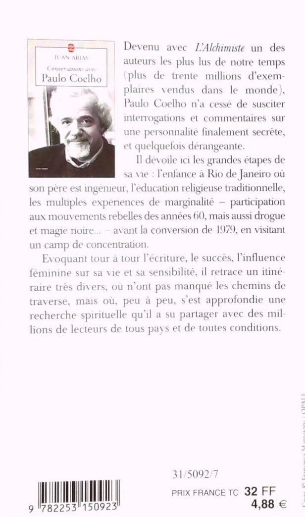 Livre Conversation avec Paulo Coelho (Juan Arias) (Livre d'occasion) - ISBN 2253150924