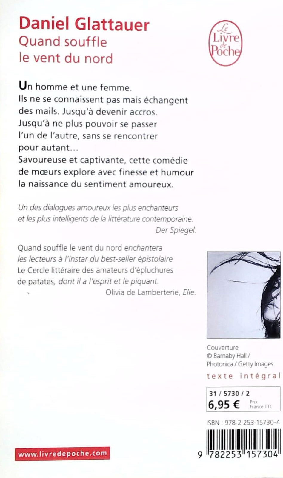 Livre Quand souffle le vent du nord (Daniel Glottauer) (Livre neuf) - ISBN 2253157309