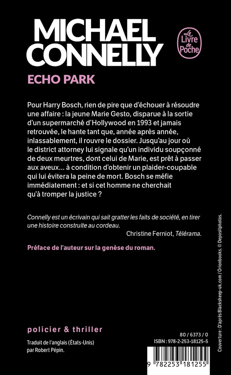 Livre Echo Park : Une enquête de Harry Bosch - Michael Connelly (Livre d'occasion) - ISBN 2253181250