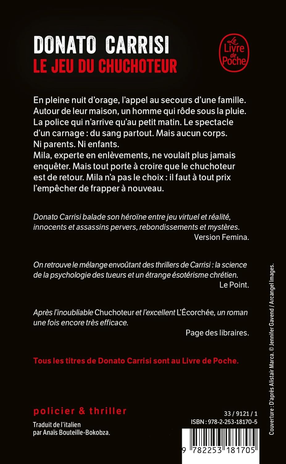 Le jeu du chuchoteur (Donato Carrisi)