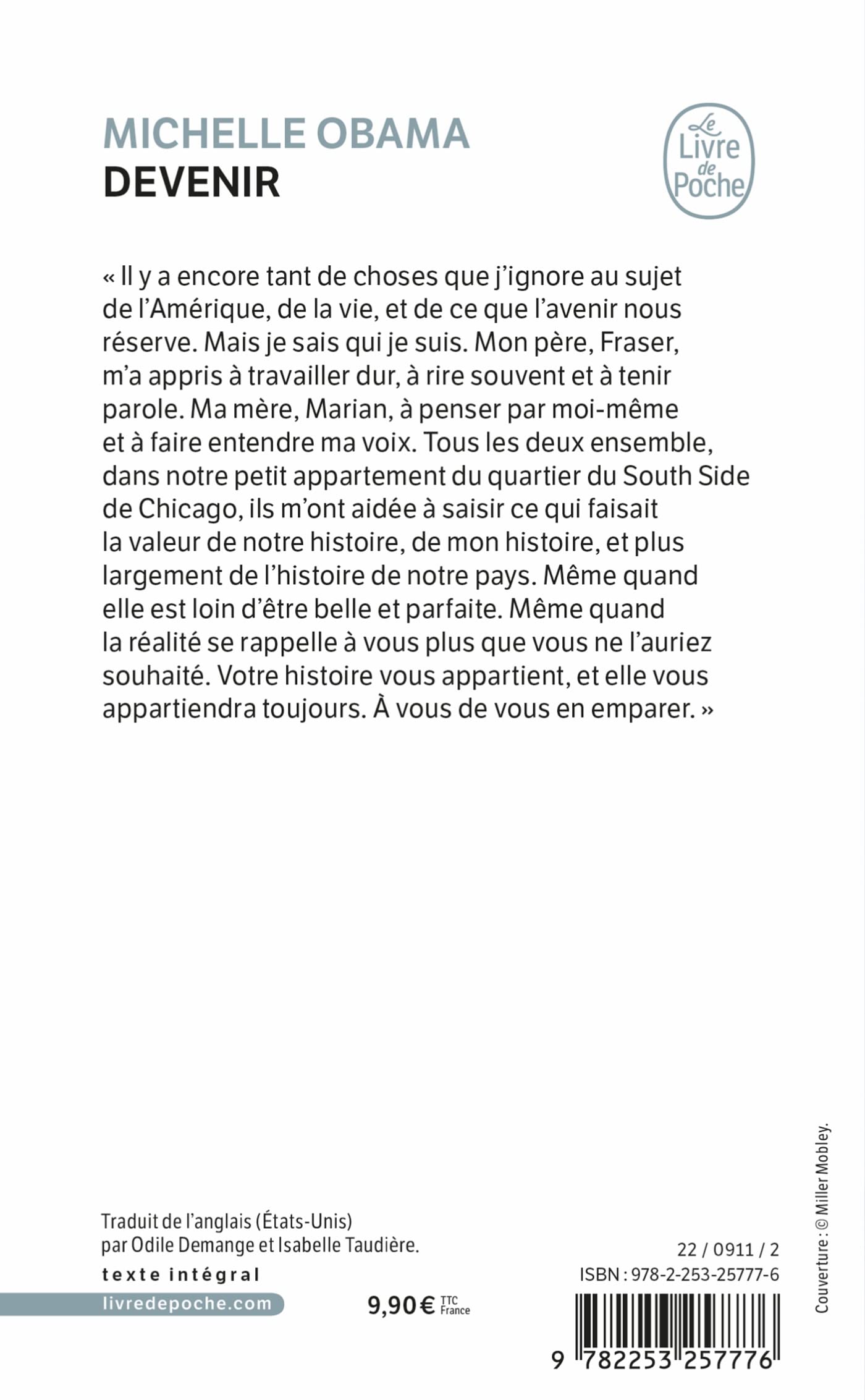 Livre Devenir (Michelle Obama) (Livre d'occasion) - ISBN 225325777X