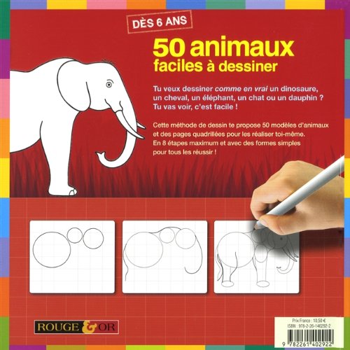 50 animaux faciles à dessiner