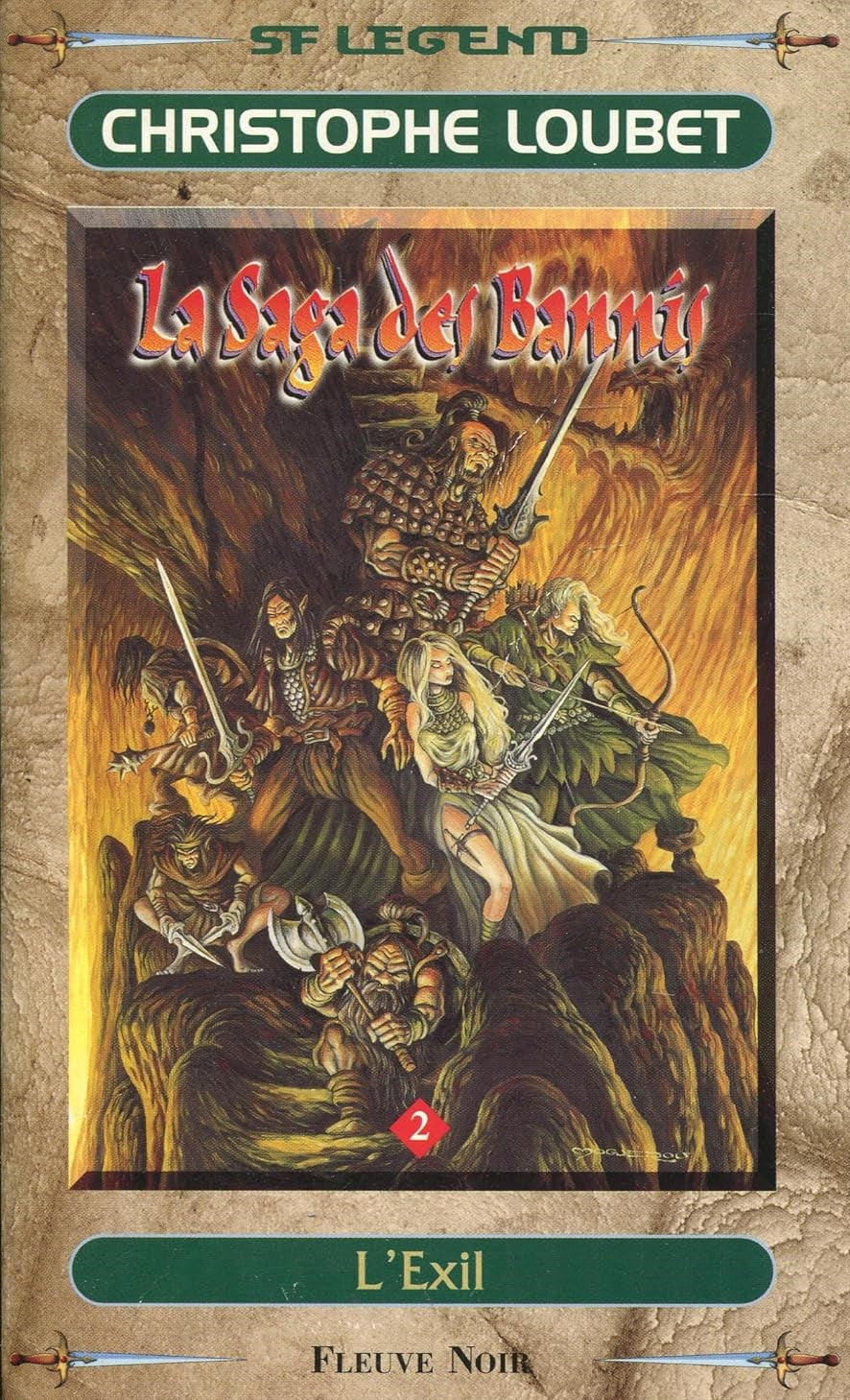 Livre La Saga des Bannis #2 : L'Exil - Christophe Loubet (Livre d'occasion) - ISBN 2265063614