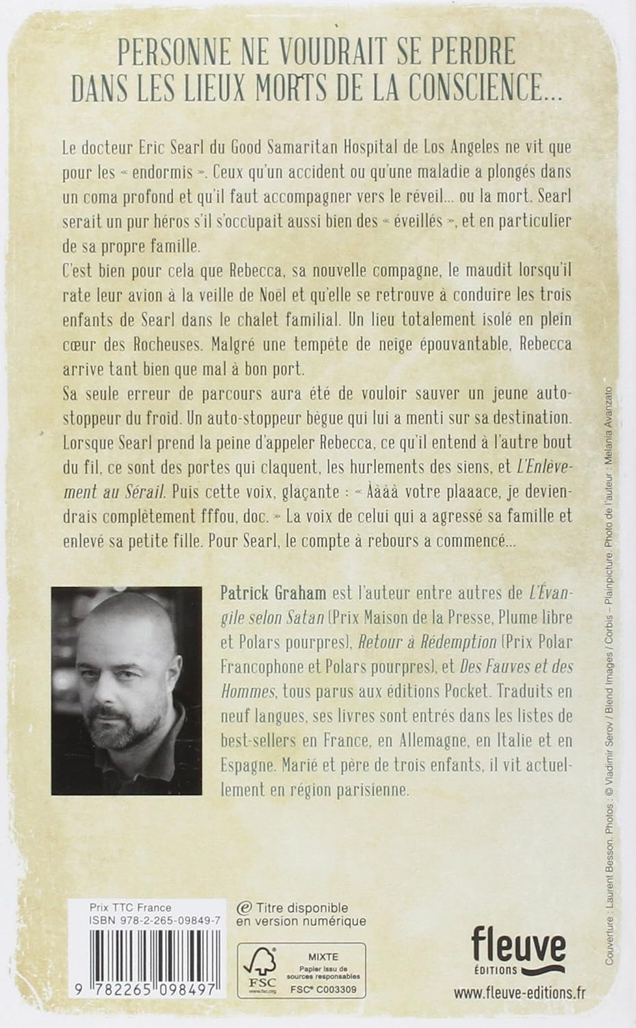 Livre Ces lieux sont morts - Patrick Graham (Livre d'occasion) - ISBN 2265098493