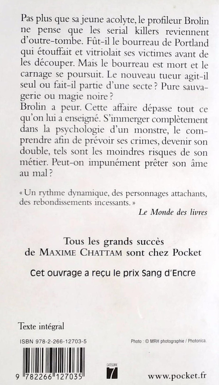 L'âme du mal (Maxime chattam)