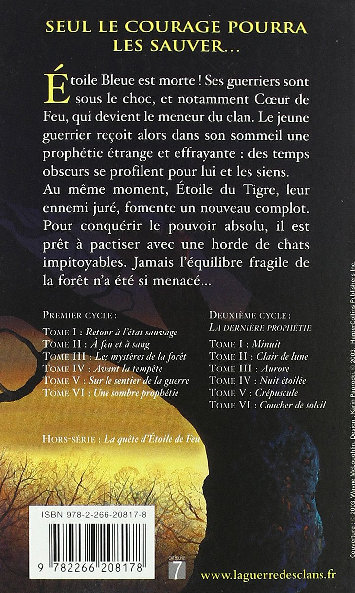 Livre Une sombre prophétie - Erin L Hunter (Livre d'occasion) - ISBN 2266208179