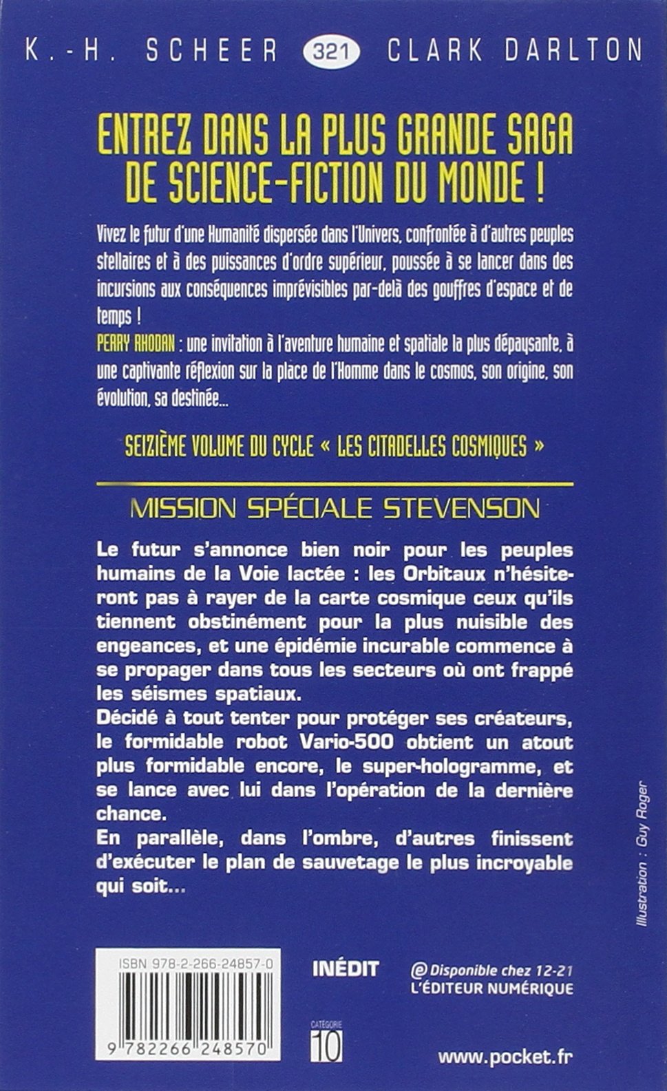 Livre Mission spéciale Stevenson - Karl-Herbert Scheer (Livre d'occasion) - ISBN 226624857X