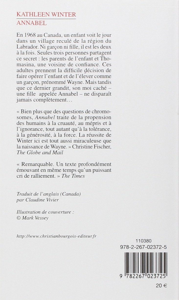 Livre Annabel - Kathleen Winter (Livre d'occasion) - ISBN 2267023725