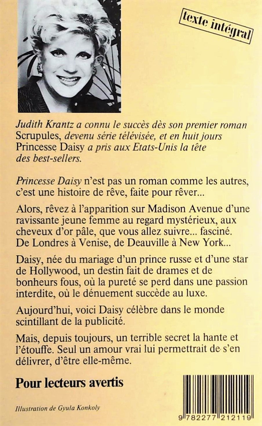 Livre Princesse Daisy - Judith Krantz (Livre d'occasion) - ISBN 2277212113