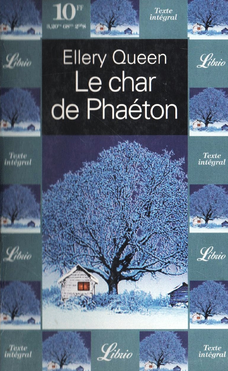 Livre Le char de Phaéton - Ellery Queen (Livre d'occasion) - ISBN 2277300160