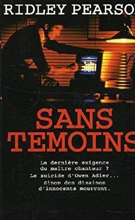 Livre Sans témoins - Ridley Pearson (Livre d'occasion)