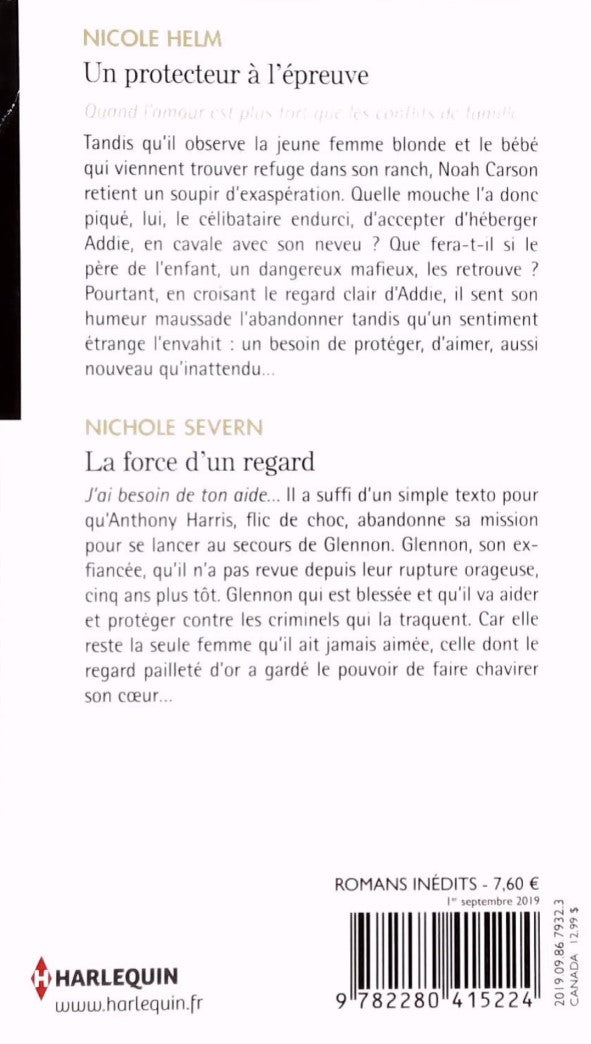 Black rose # 550 : Un protecteur à l'épreuve -suivi de- La force d'un regard (Nicole Helm)