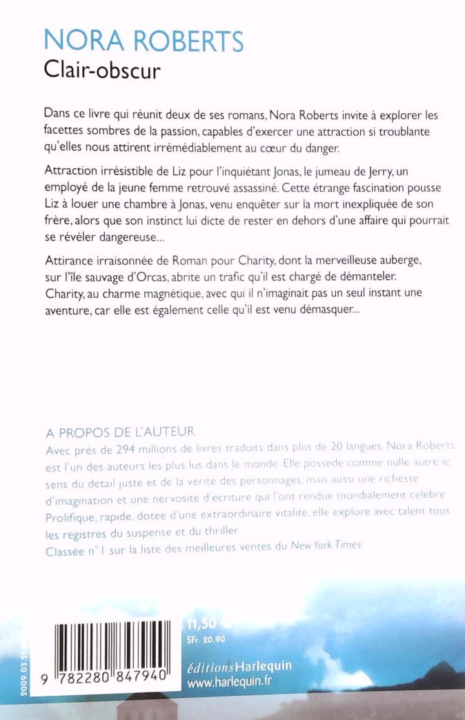 Livre Clair-obscur - Nora Roberts (Livre d'occasion) - ISBN 2280847949