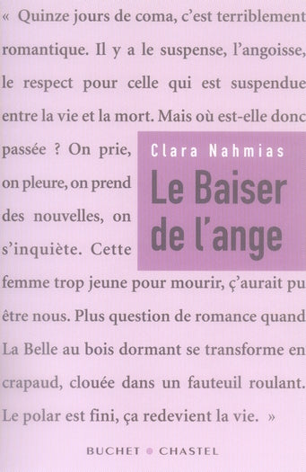 Livre ISBN 2283022770 Le baiser de l'ange (Clara Nahmias)
