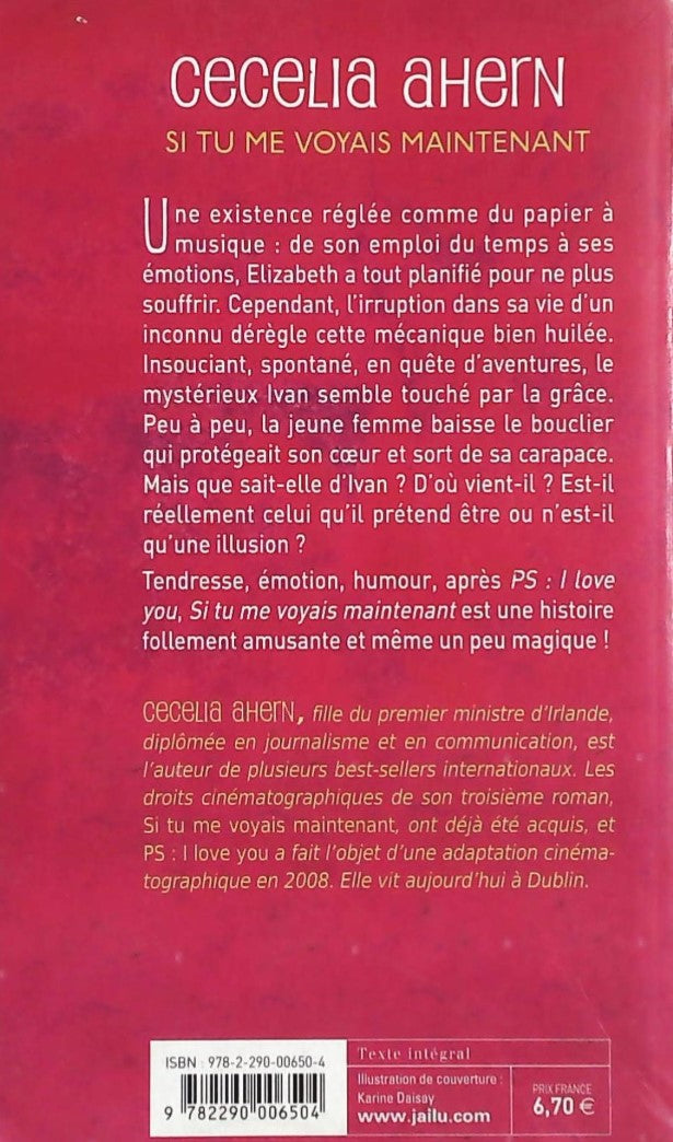 Si tu me voyais maintenant (Cecelia Ahern)