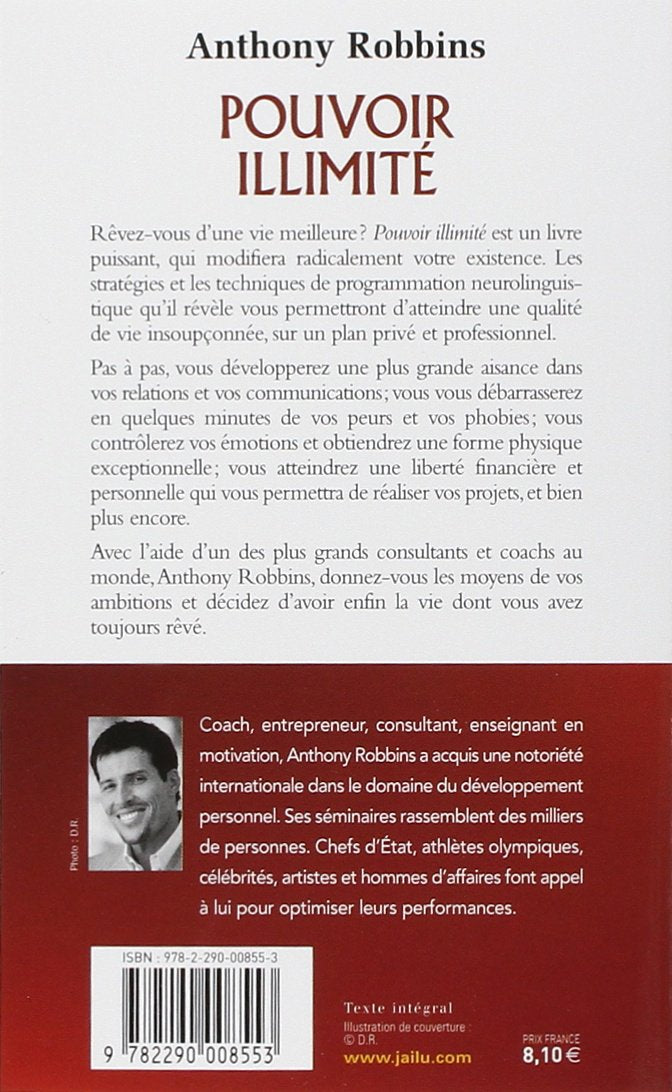 Livre Pouvoir illimité - Anthony Robbins (Livre d'occasion) - ISBN 2290008559