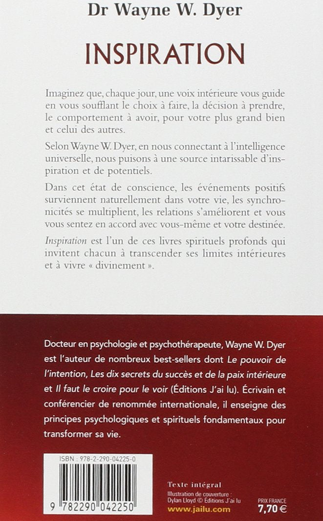 Livre Inspiration : Écoutez les messages que l'Univers vous envoie - Dr Wayne W. Dyer (Livre d'oc...
