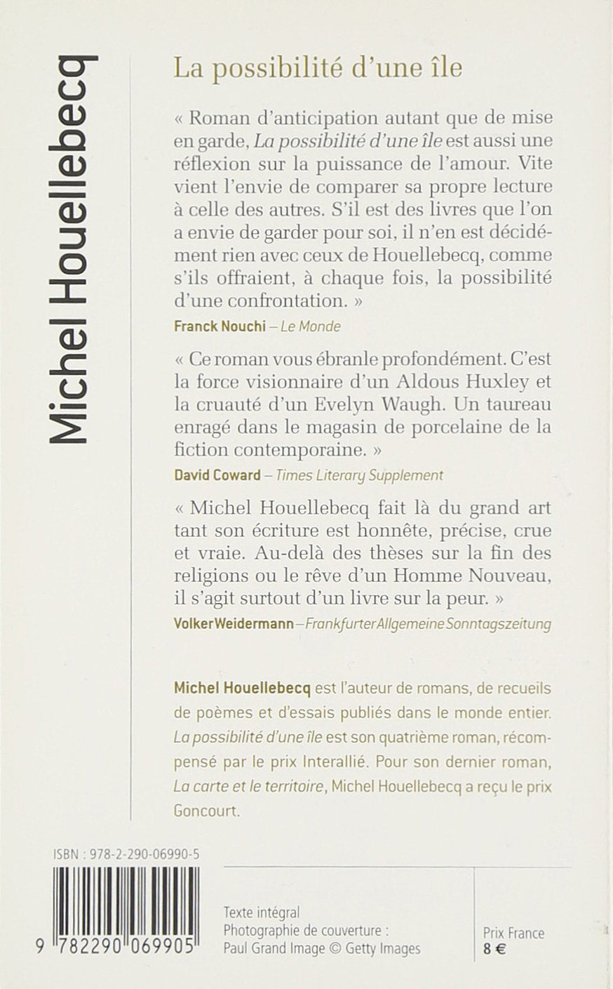 La possibilité d'une île (Michel Houellebecq)