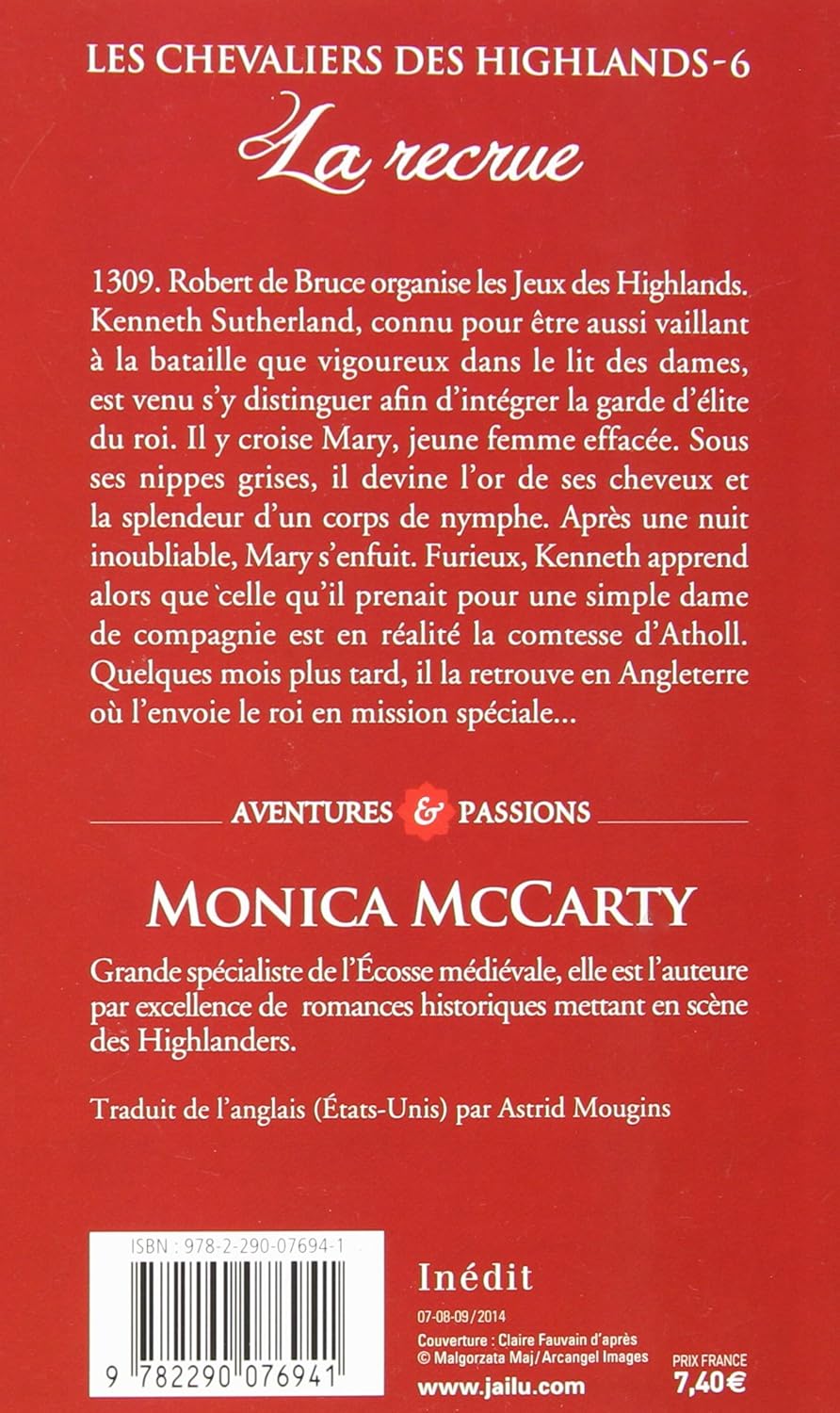 Livre Les chevaliers des highlands # 6 : La recrue - Monica McCarty (Livre d'occasion)