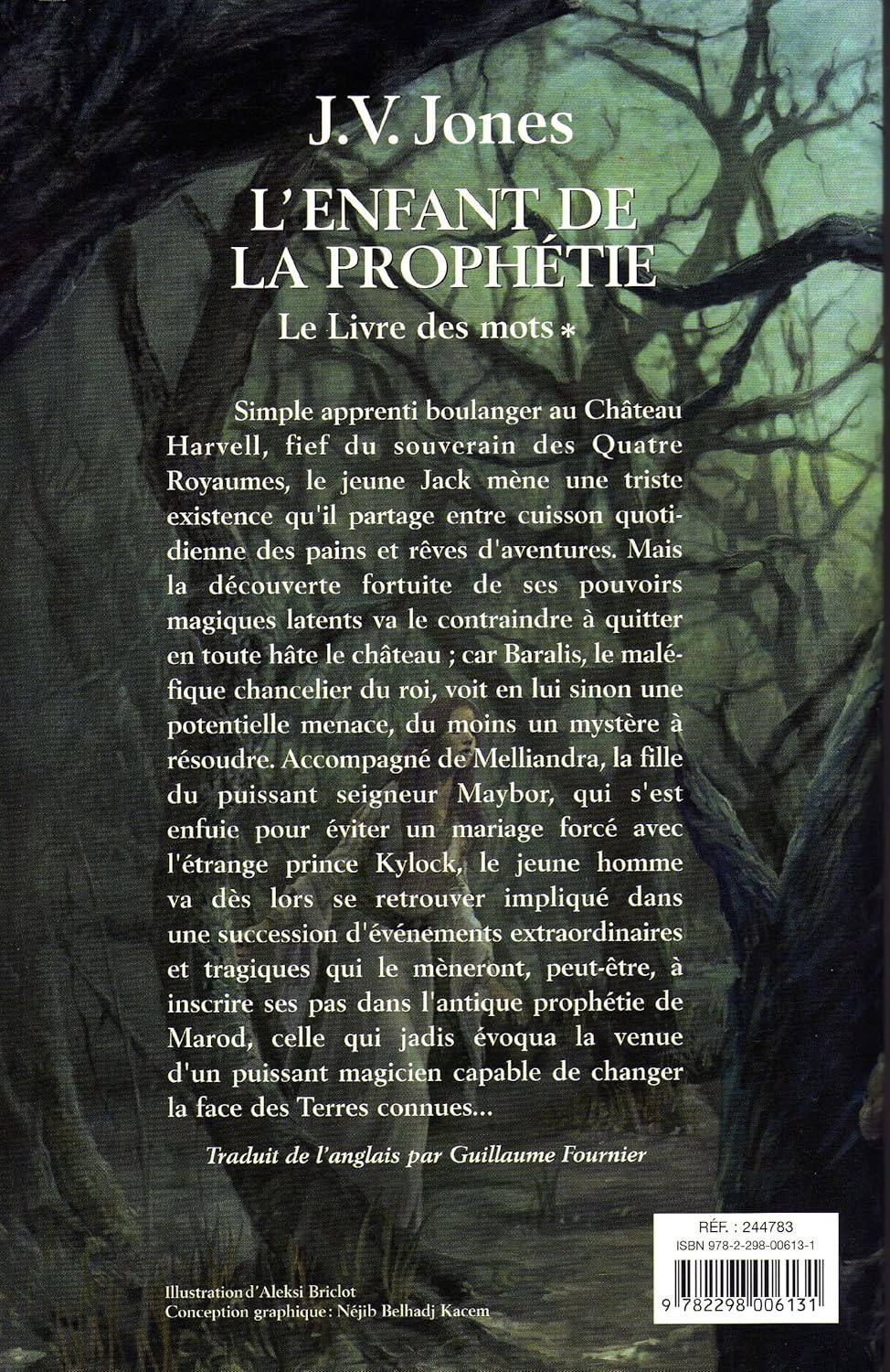 Livre Le livre des mots - J.V. Jones (Livre neuf) - ISBN 229800613X