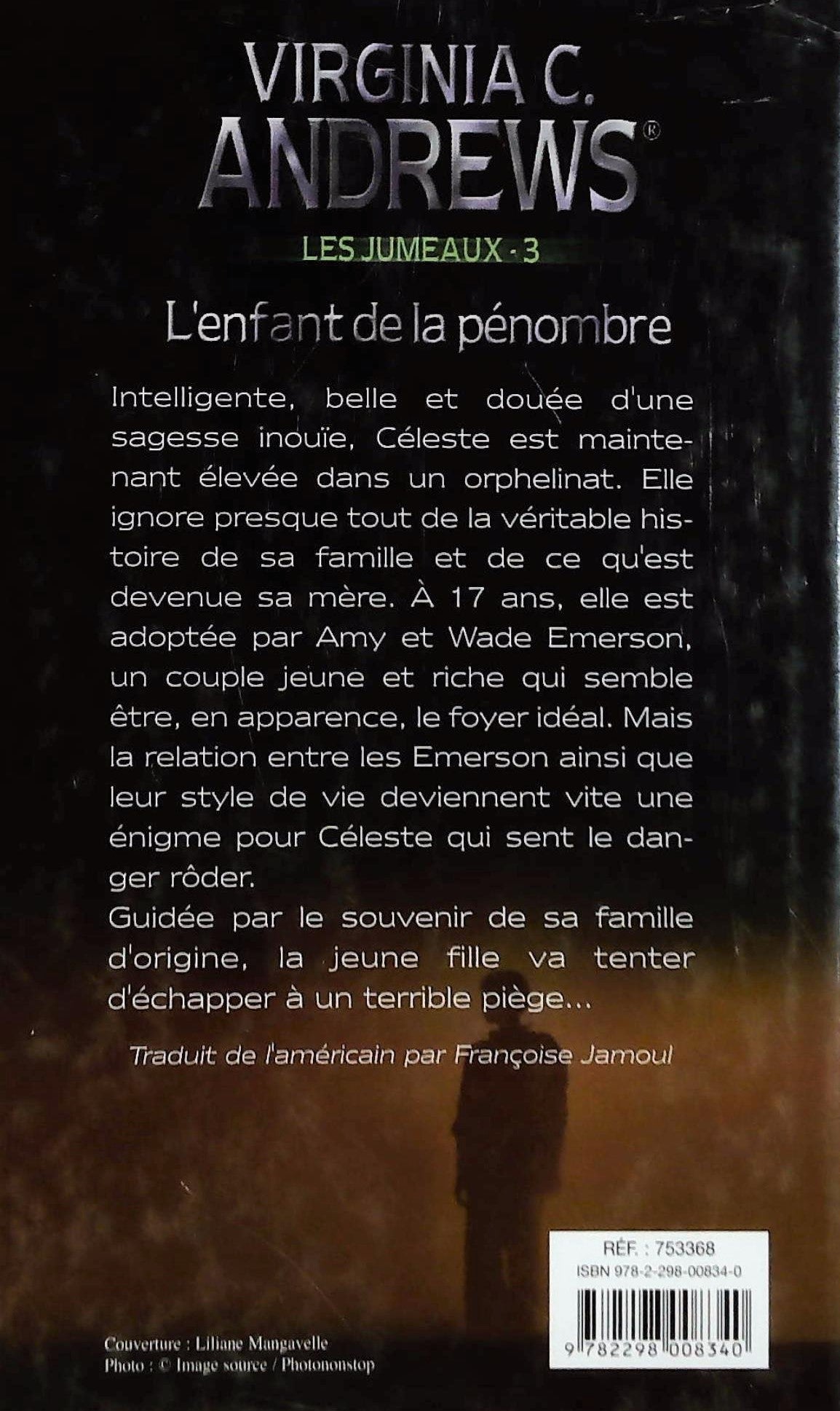 Livre L'enfant de la pénombre - Virginia C. Andrews (Livre d'occasion) - ISBN 2298008345