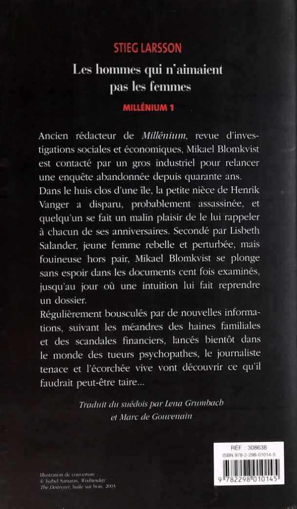 Livre Millénium # 1 : Les hommes qui n'aimaient pas les femmes (Stieg Larsson) (Livre...