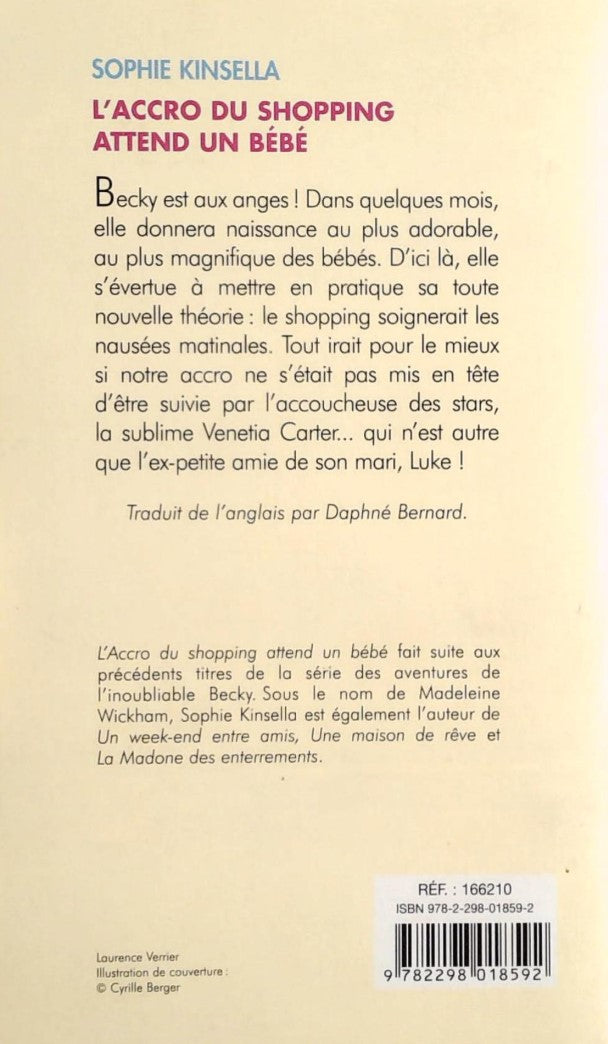 Livre L'accro du shopping attend un bébé. - sophie Kinsella (Livre d'occasion) - ISBN 2298018596