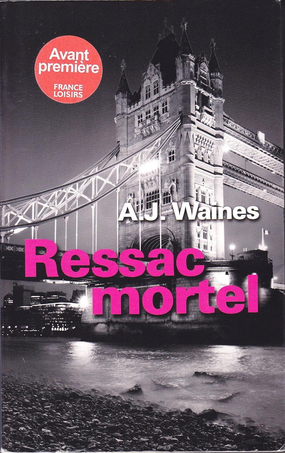 Livre Ressac mortel - A. J. Waines (Livre d'occasion) - ISBN 2298069697