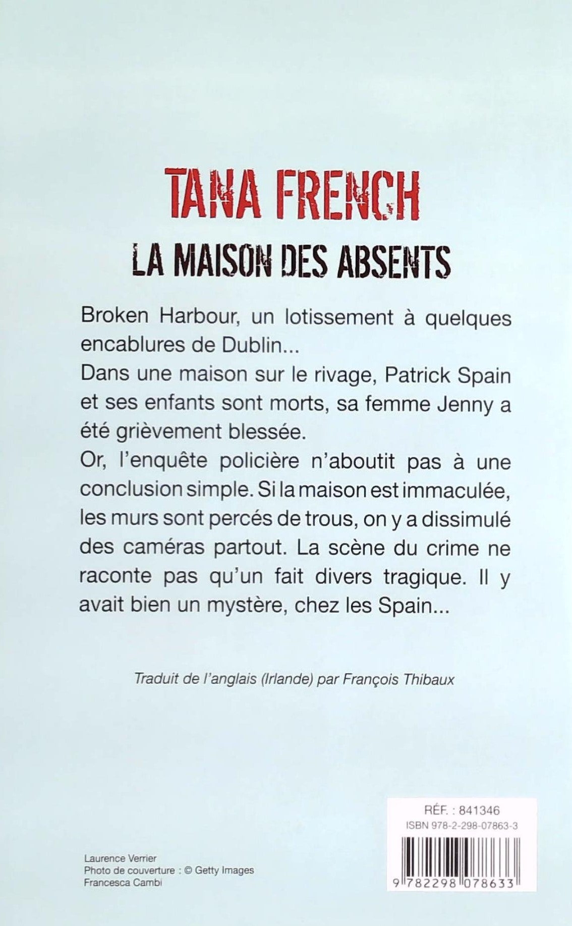 Livre La maison des absents - Tana French (Livre d'occasion)