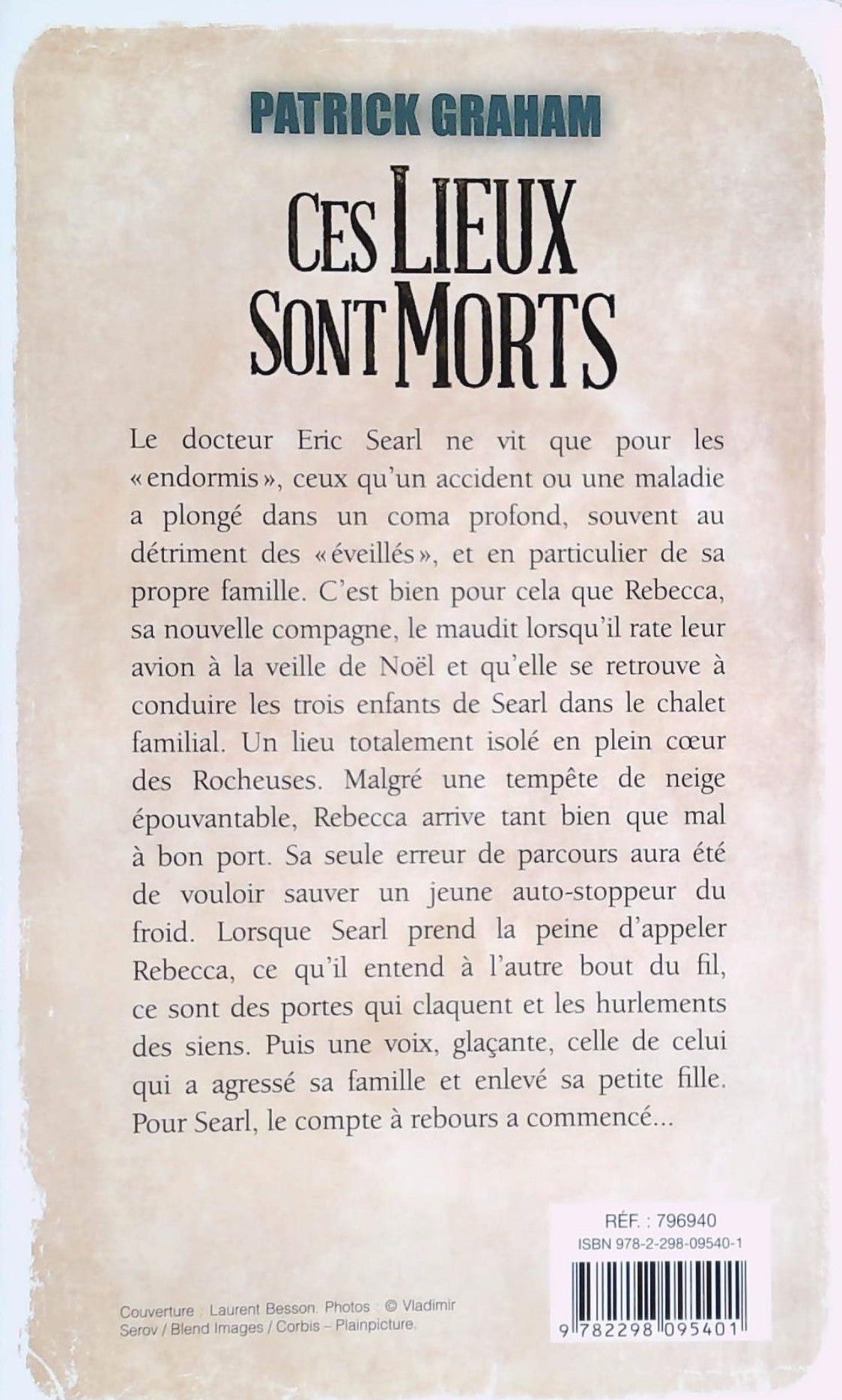 Livre Ces lieux sont morts - Patrick Graham (Livre d'occasion)