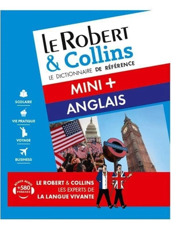 Livre Le Robert & Collins Mini + Anglais - dictionnaire anglais-francais - anglais-français - Col...