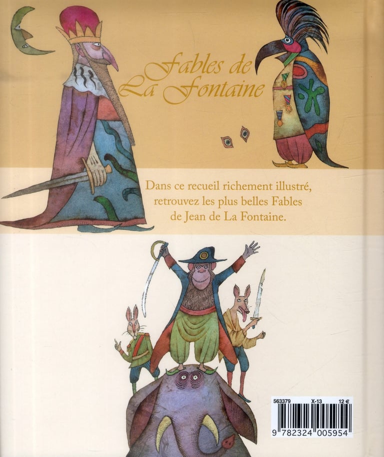 Livre Fables de la fontaine - Jean de La Fontaine (Livre d'occasion) - ISBN 2324005956