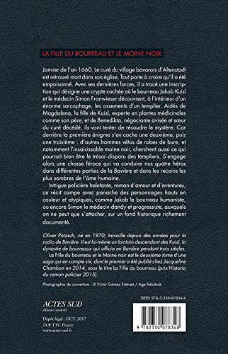 Livre La fille du bourreau et le moine noir - Oliver Pötzsch (Livre d'occasion) - ISBN 233007834X