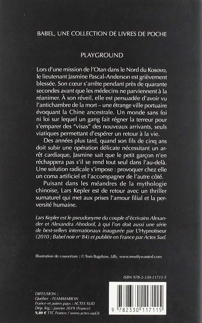 Livre Playground (FR) - Lars Kepler (Livre d'occasion) - ISBN 2330117116