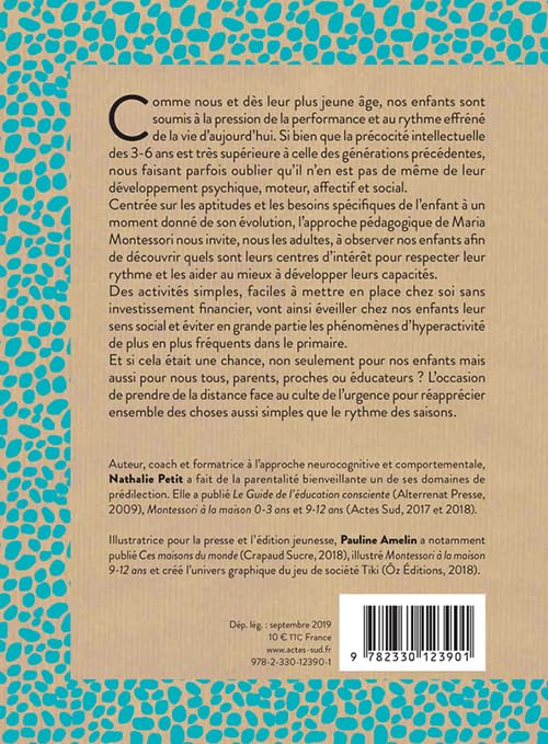 Livre Montessori à la maison 3-6 ans : je passe à l'acte - Nathalie Petit (Livre neuf)