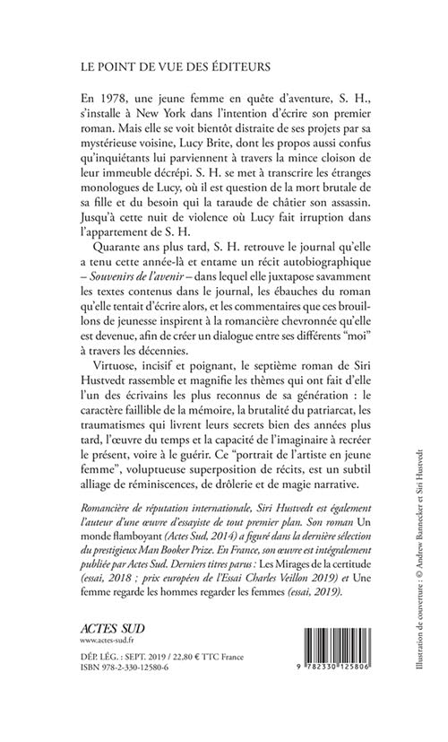Livre Souvenirs de l'avenir - Siri Hustvedt (Livre d'occasion) - ISBN 2330125801