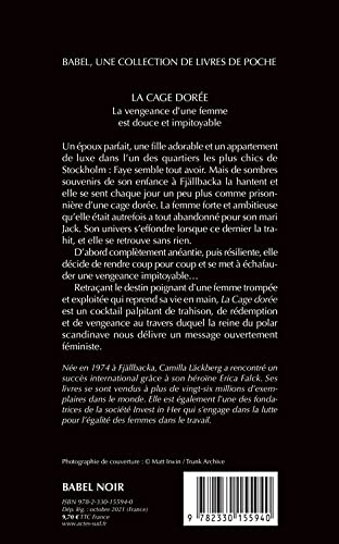 Livre La Cage dorée: La vengeance d'une femme est douce et impitoyable - Camilla Läckberg (Livre ...