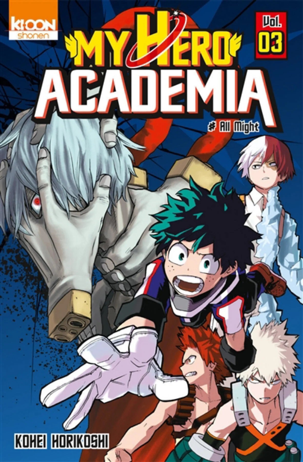 Livre My hero academia # 3 : All Might (Kohei Horikoshi) (Livre d'occasion) - ISBN 2355929726