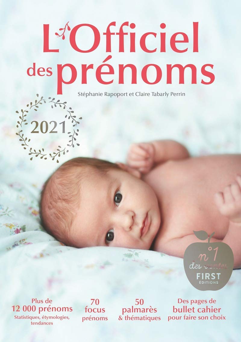 Livre L'officiel des prénoms 2021 - Stéphanie Rapoport (Livre d'occasion) - ISBN 2412060304