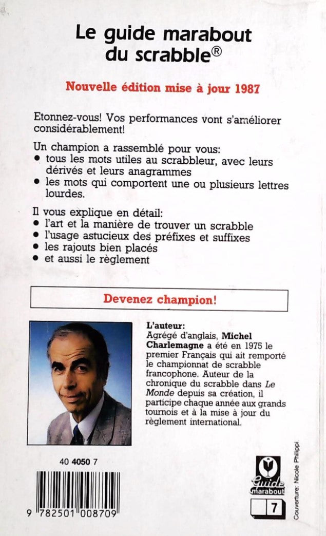 Le guide Marabout du Scrabble (Michel Charlemagne)