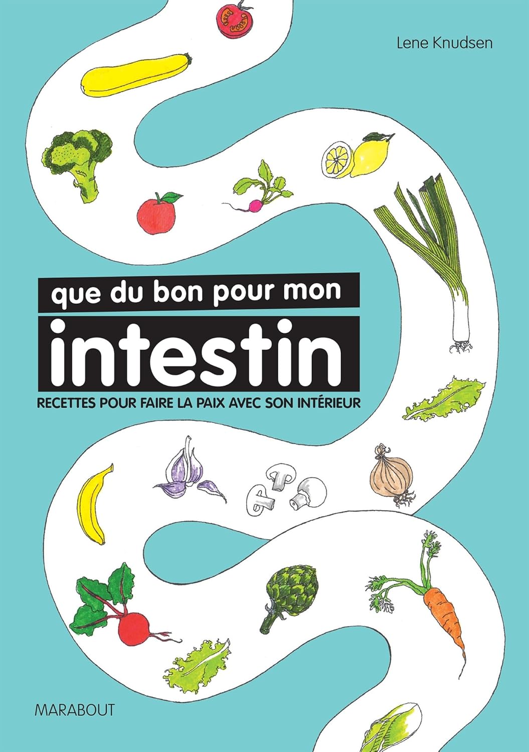 Livre Que du bon pour mon intestin recettes pour faire la paix avec mon intérieur (Lene Knudsen)...
