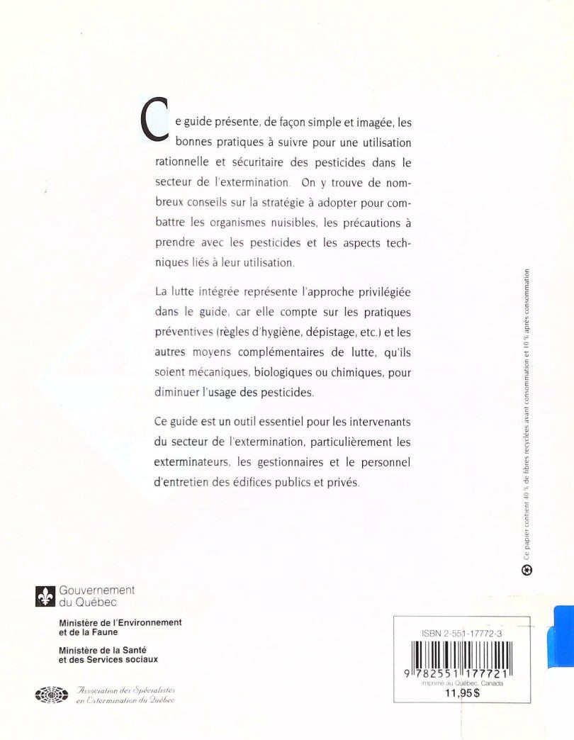Livre Pesticides et extermination - Collectif (Livre d'occasion)