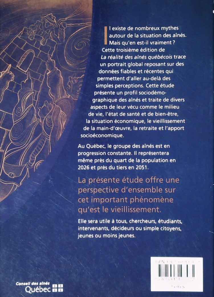 Livre La réalité des aînés québécois - Monique Des Rivières (Livre d'occasion) - ISBN 255119797X