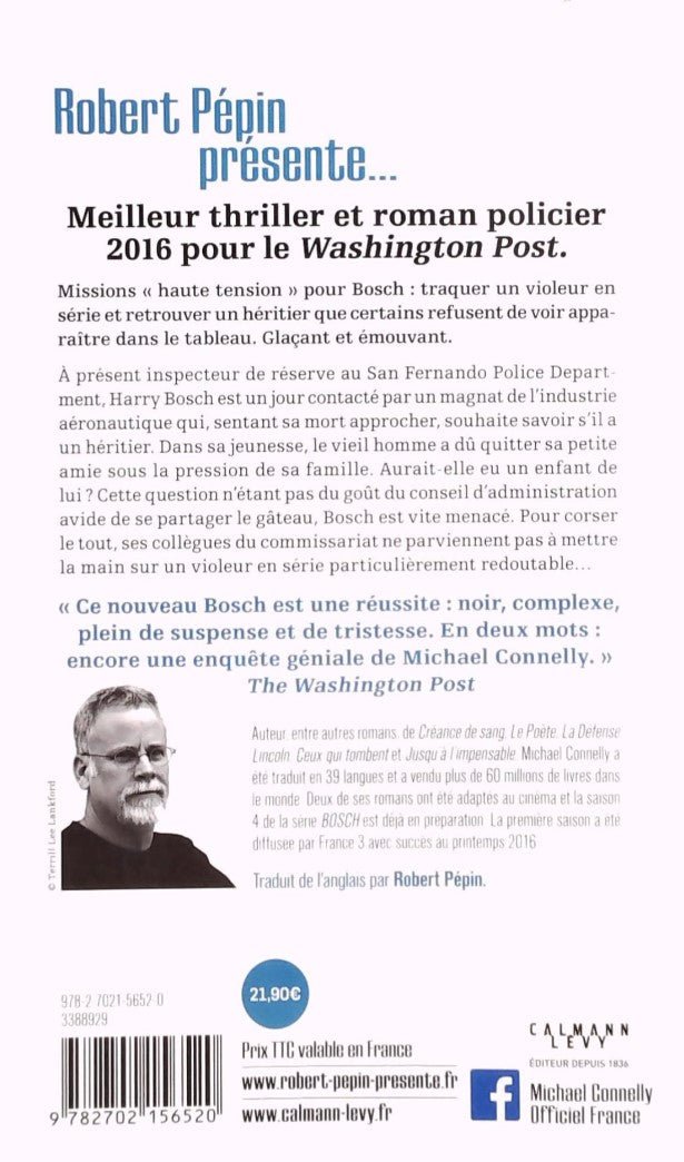 Livre Sur un mauvais adieu (Michael Connelly) (Livre d'occasion) - ISBN 2702156525