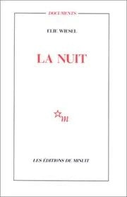 Livre La nuit - Élie Wiesel (Livre d'occasion) - ISBN 2707304077