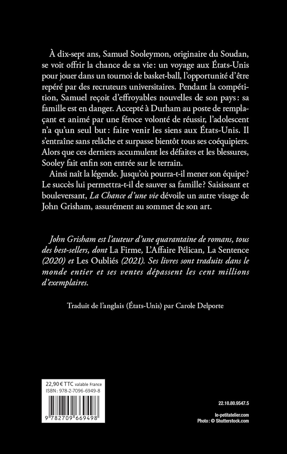 Livre La chance d'une vie - John Grisham (Livre d'occasion) - ISBN 2709669498