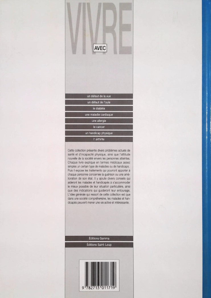 Livre Vivre avec un défaut de la vue - Collectif (Livre d'occasion) - ISBN 271301171X