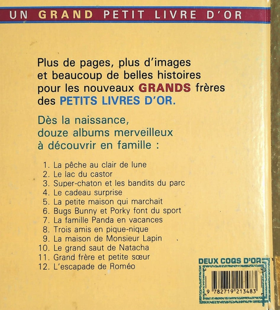 Un grand petit livre d'or # 3 : Super-Chaton et les bandits du parc